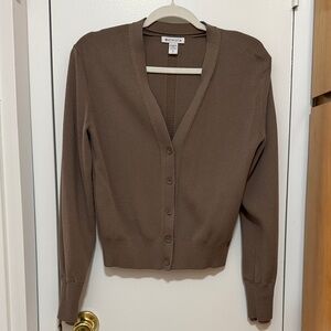 Athleta Brown Cardigan Sweater S